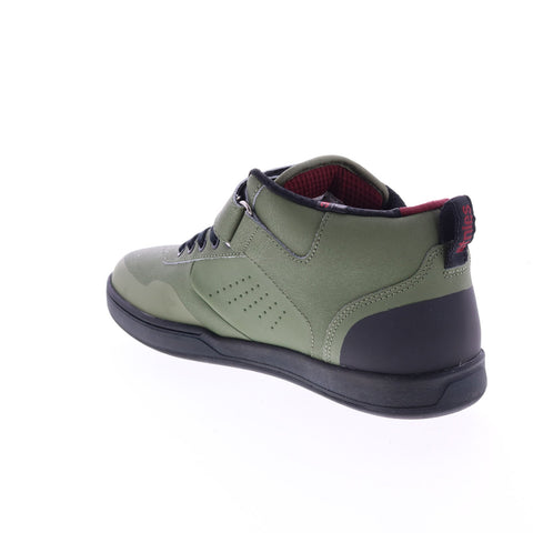 Etnies Culvert Mid 4101000541310 Mens Green Leather Skate Sneakers Shoes