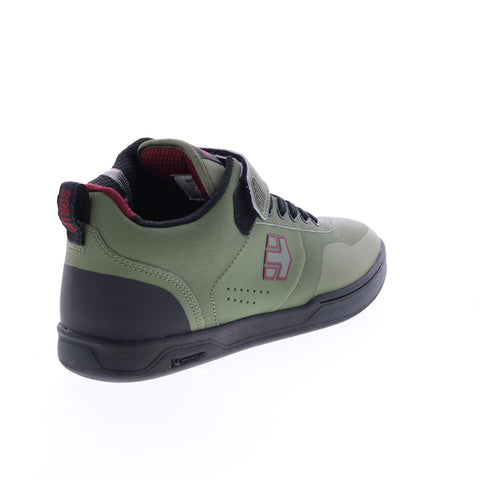Etnies Culvert Mid 4101000541310 Mens Green Leather Skate Sneakers Shoes