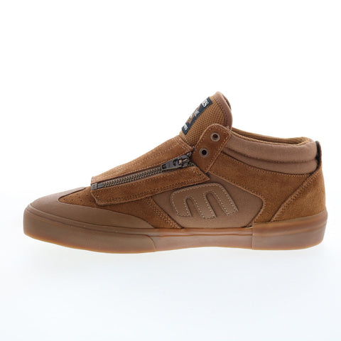 Etnies Windrow Vulc Mid Andy Anderson Mens Brown Suede Skate Sneakers Shoes