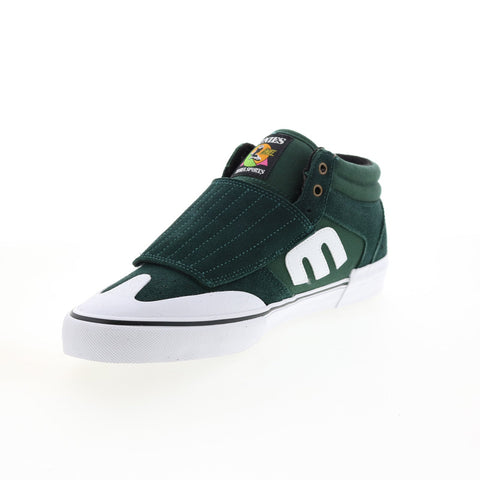 Etnies Windrow Vulc Mid 4101000557311 Mens Green Suede Skate Sneakers Shoes