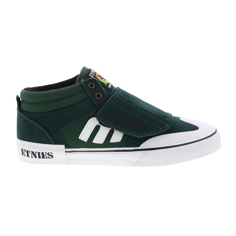 Etnies Windrow Vulc Mid 4101000557311 Mens Green Suede Skate Sneakers Shoes