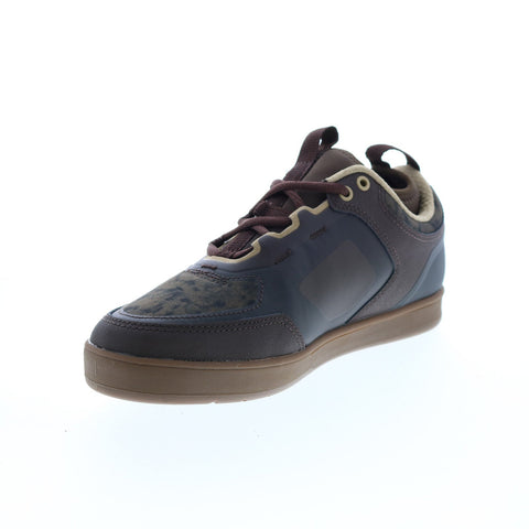 Etnies Camber Pro 4101000559214 Mens Brown Leather Skate Sneakers Shoes