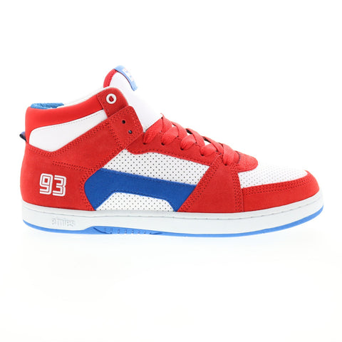 Etnies MC Rap HI 4101000565632 Mens Red Suede Skate Inspired Sneakers Shoes