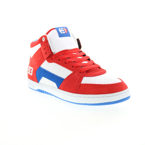 Etnies MC Rap HI 4101000565632 Mens Red Suede Skate Inspired Sneakers Shoes