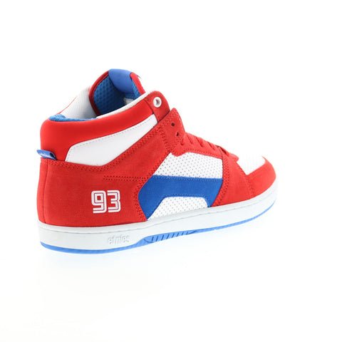 Etnies MC Rap HI 4101000565632 Mens Red Suede Skate Inspired Sneakers Shoes