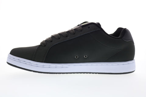 Etnies Metal Mulisha Fader Mens Gray Leather Low Top Skate Sneakers Shoes