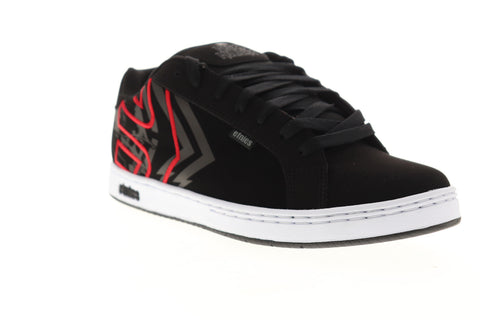 Etnies Metal Mulisha Fader Mens Black Nubuck Skate Sneakers Shoes