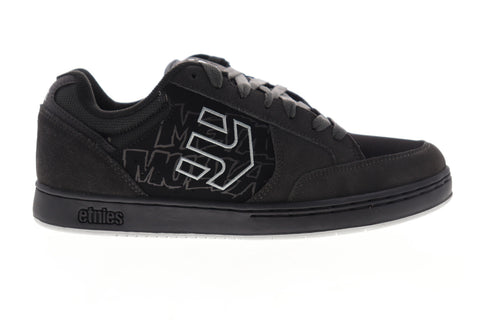 Etnies Metal Mulish Swivel Mens Black Suede Low Top Lace Up Skate Sneakers Shoes