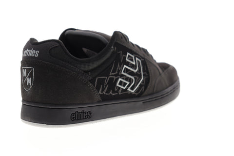 Etnies Metal Mulish Swivel Mens Black Suede Low Top Lace Up Skate Sneakers Shoes