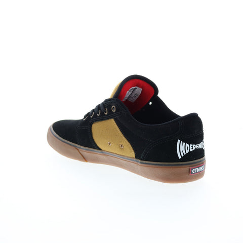 Etnies Barge LS X Indy Mens Black Canvas Skate Inspired Sneakers Shoes
