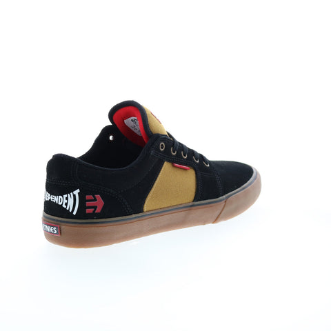 Etnies Barge LS X Indy Mens Black Canvas Skate Inspired Sneakers Shoes
