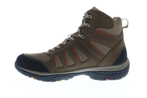 Eastland Hickory Mens Brown Mesh & Leather Hiking Lace Up Boots Shoes