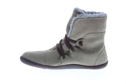 Camper Peu Cami 46477-046 Womens Gray Nubuck Lace Up Euro Sneakers Shoes