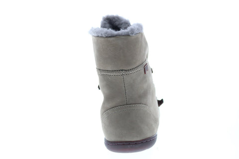 Camper Peu Cami 46477-046 Womens Gray Nubuck Lace Up Euro Sneakers Shoes