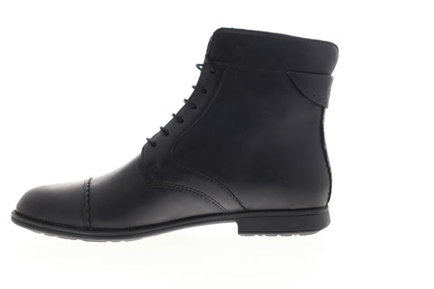 Camper Mil 46503-035 Womens Black Leather Lace Up Casual Dress Boots