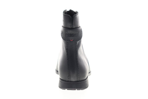 Camper Mil 46503-035 Womens Black Leather Lace Up Casual Dress Boots