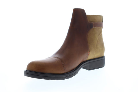 Camper Mil 46616-002 Womens Brown Leather Casual Dress Boots Shoes