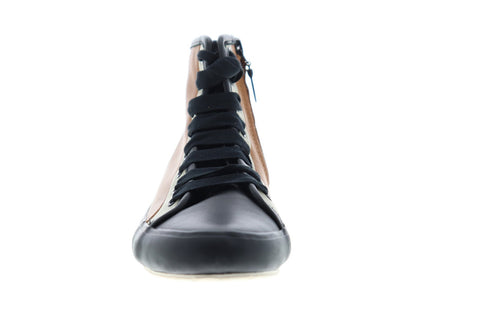 Camper Portol 46620-012 Womens Black Leather Lace Up Casual Dress Boots Shoes