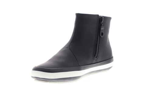 Camper Portol 46622-026 Womens Black Leather High Top Euro Sneakers Shoes