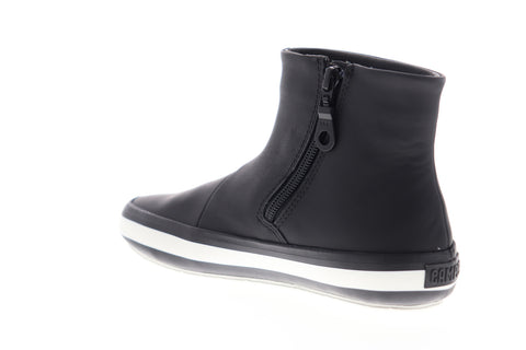 Camper Portol 46622-026 Womens Black Leather High Top Euro Sneakers Shoes