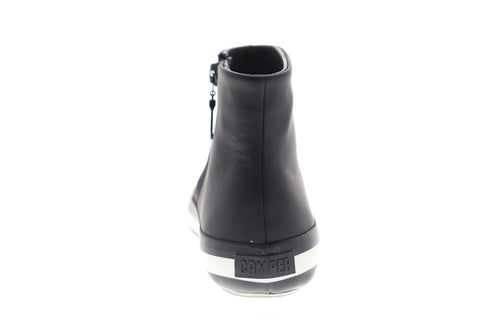Camper Portol 46622-026 Womens Black Leather High Top Euro Sneakers Shoes