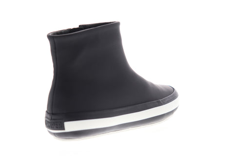 Camper Portol 46622-026 Womens Black Leather High Top Euro Sneakers Shoes