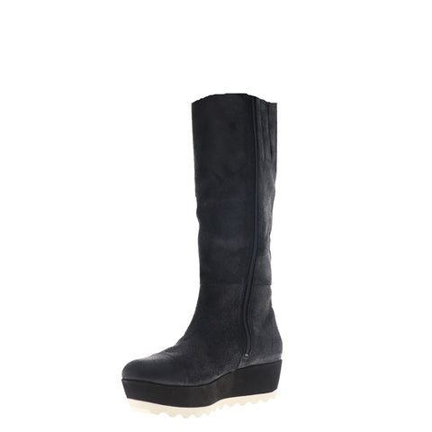 Camper Laika 46785-001 Womens Black Suede Zipper Casual Dress Boots