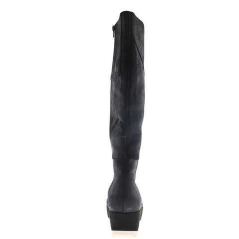 Camper Laika 46785-001 Womens Black Suede Zipper Casual Dress Boots