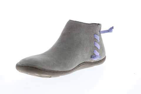 Camper Peu 46824-045 Womens Gray Suede Lace Up Euro Sneakers Shoes