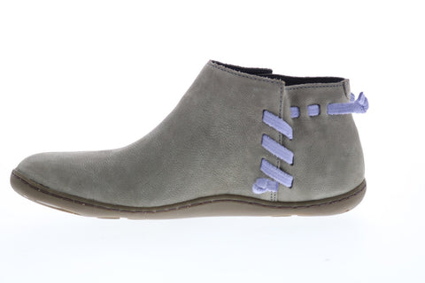 Camper Peu 46824-045 Womens Gray Suede Lace Up Euro Sneakers Shoes