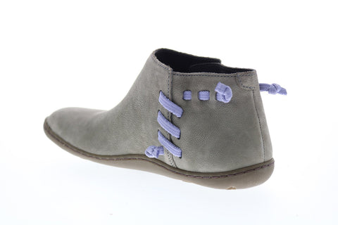 Camper Peu 46824-045 Womens Gray Suede Lace Up Euro Sneakers Shoes