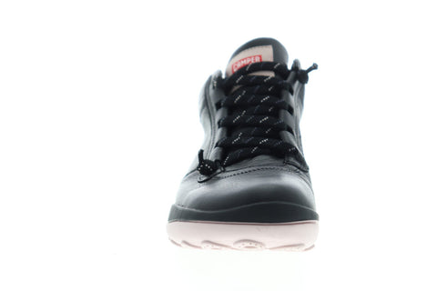 Camper Peu Pista 46829-036 Womens Black Leather Casual Dress Boots Shoes