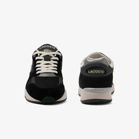 Lacoste Storm 96 Vtg 223 1 SMA Mens Black Leather Lifestyle Sneakers Shoes