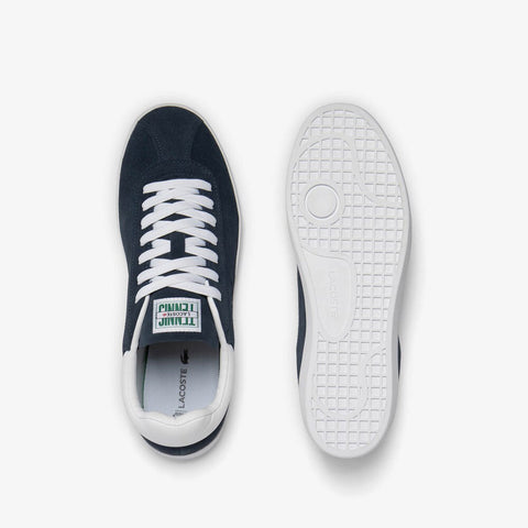 Lacoste Baseshot 223 1 SMA Mens Blue Leather Lifestyle Sneakers Shoes ...