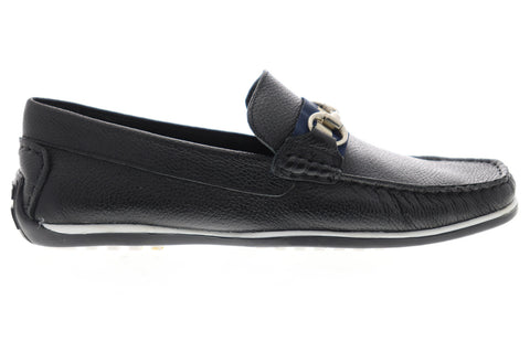 Giorgio Brutini Tiller 479071 Mens Black Leather Slip On Casual Loafers Shoes