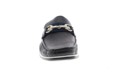 Giorgio Brutini Tiller 479071 Mens Black Leather Slip On Casual Loafers Shoes