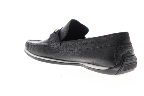 Giorgio Brutini Tiller 479071 Mens Black Leather Slip On Casual Loafers Shoes