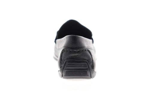 Giorgio Brutini Tiller 479071 Mens Black Leather Slip On Casual Loafers Shoes