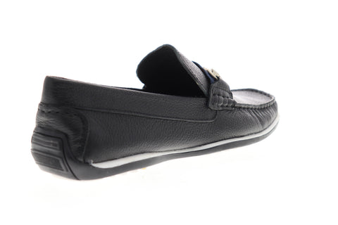 Giorgio Brutini Tiller 479071 Mens Black Leather Slip On Casual Loafers Shoes