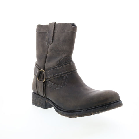 Roan by Bed Stu Colville F410003 Mens Gray Suede Lace Up Casual Dress Boots