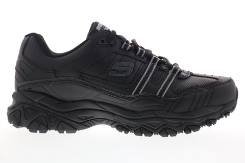 Skechers After Burn Memory Fit Strike On 50122 Mens Black Cross Training Shoes
