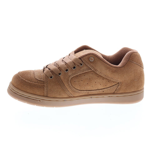 ES Accel OG 5101000139212 Mens Brown Suede Lace Up Skate Sneakers Shoes