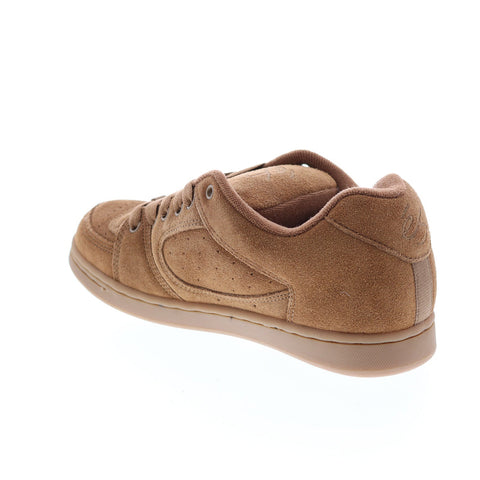ES Accel OG 5101000139212 Mens Brown Suede Lace Up Skate Sneakers Shoes