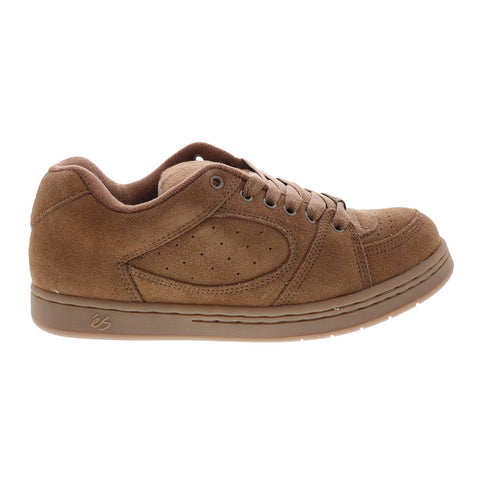 ES Accel OG 5101000139212 Mens Brown Suede Lace Up Skate Sneakers Shoes