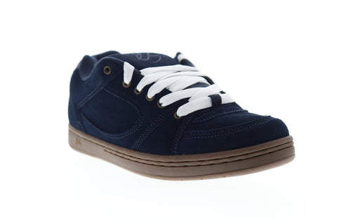 ES Accel OG 5101000139461 Mens Blue Suede Lace Up Athletic Skate Shoes