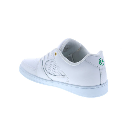 ES Accel Slim 5101000144102 Mens White Leather Skate Inspired Sneakers Shoes