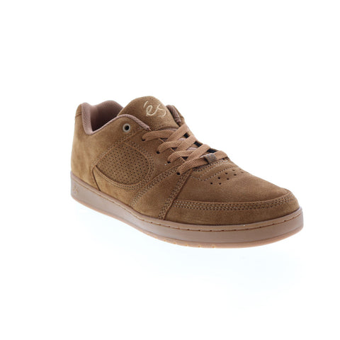 ES Accel Slim 5101000144212 Mens Brown Suede Lace Up Skate Sneakers Shoes