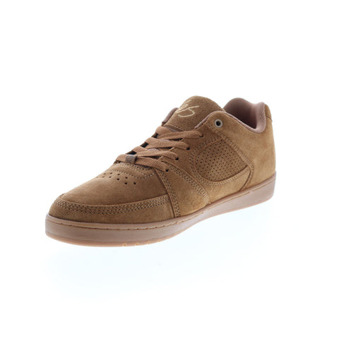 ES Accel Slim 5101000144212 Mens Brown Suede Lace Up Skate Sneakers Shoes