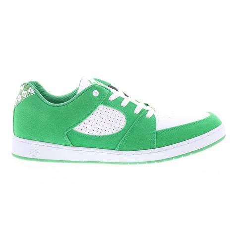 ES Accel Slim 5101000144311 Mens Green Suede Skate Inspired Sneakers Shoes