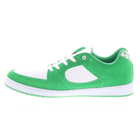 ES Accel Slim 5101000144311 Mens Green Suede Skate Inspired Sneakers Shoes